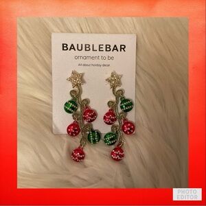 Baublebar Ornament To Be Earrings - New on Card